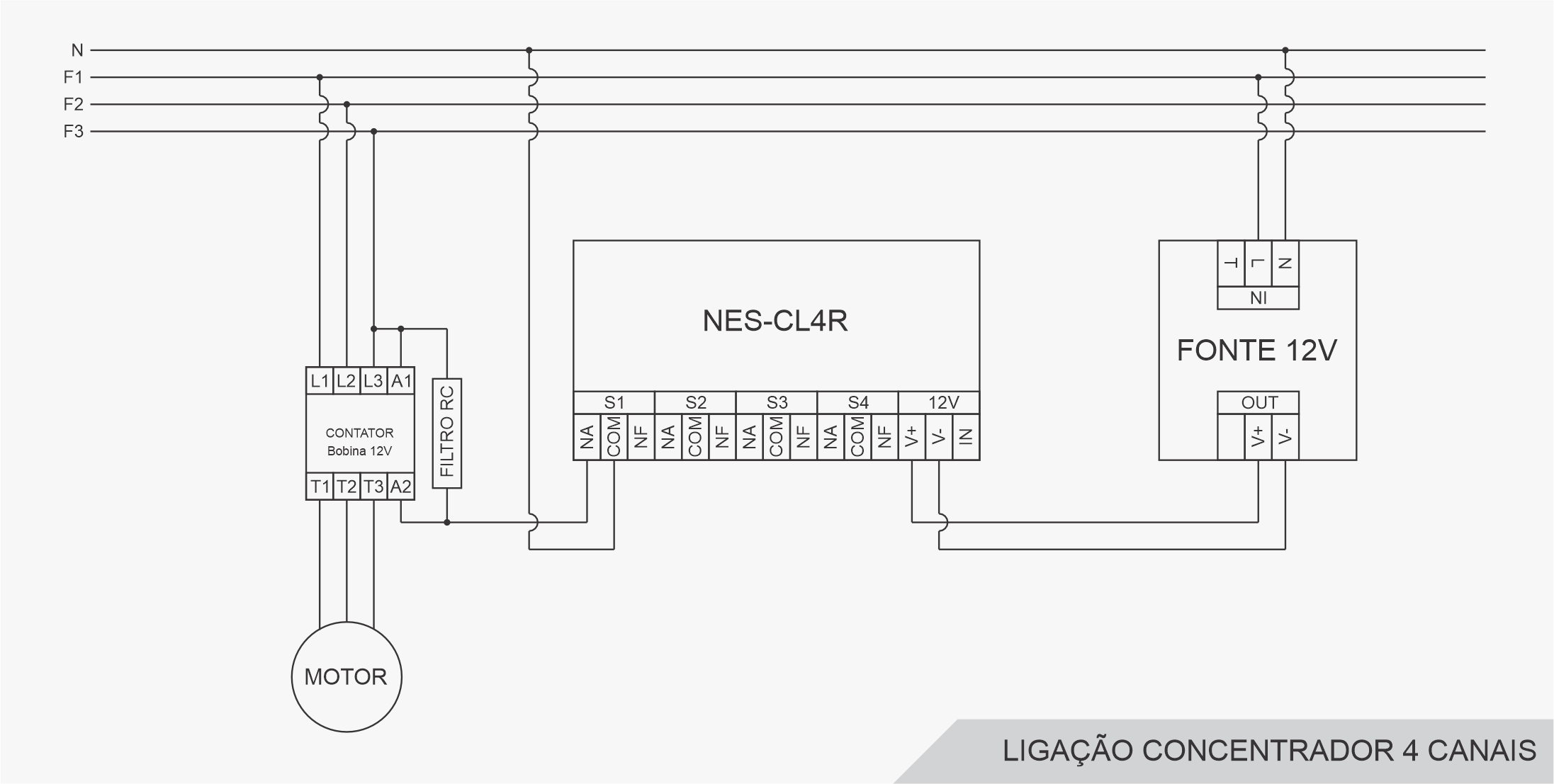 chave boia sem fio esquema eletrico